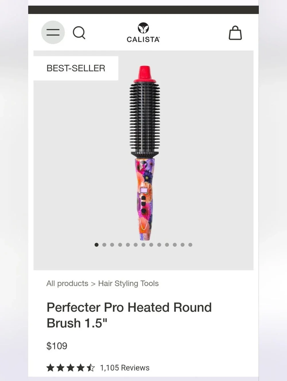 Heated Round Brush Bluen